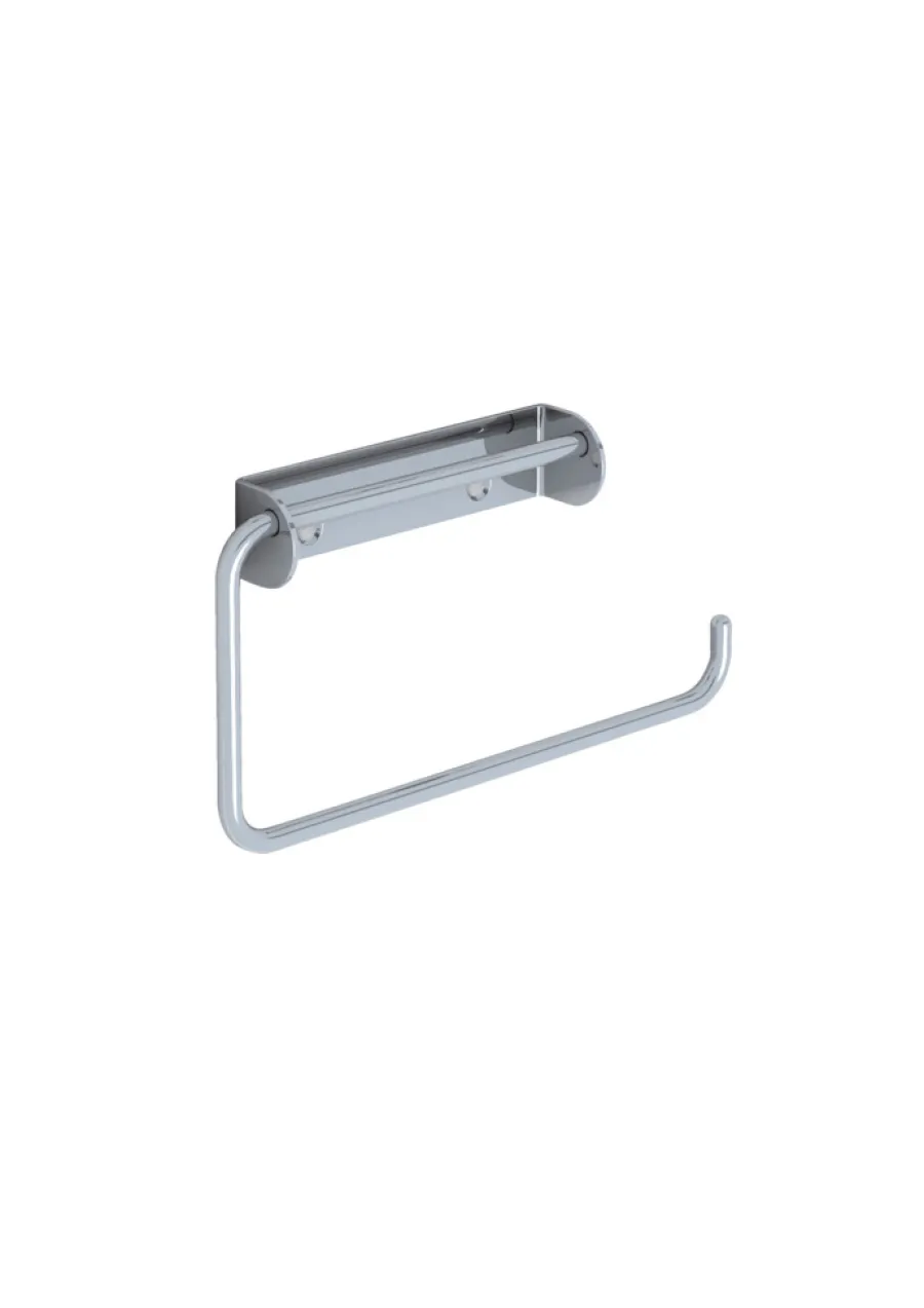 Hot Target Toalettpapirholder med plate krom -