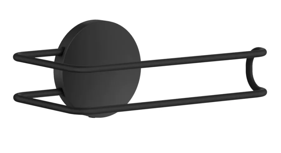 New Beslagsboden Toalettpapirholder selvklebende - svart