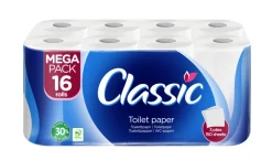 Sale Classic Toalettpapir 16 ruller -