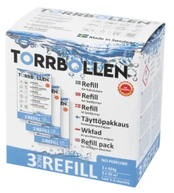New Torrbollen Original refill 3-pk til fuktfjerner