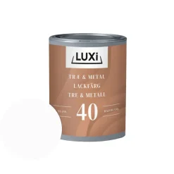 Luxi Tre- & metallmaling 0,75 liter - Hvit