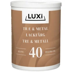 Hot Luxi Tre- & metallmaling vannbasert 0,75 l - Grå