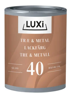 Best Luxi Tre- & metallmaling vannbasert 0,75 l - RAL 9010