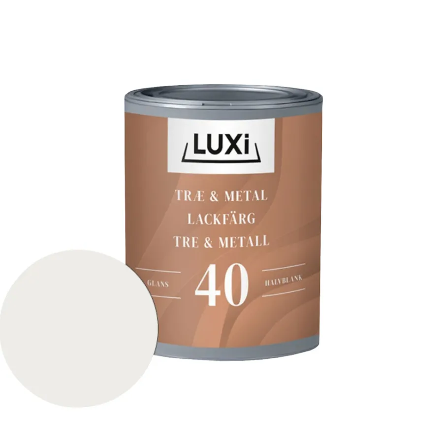 Best Luxi Tre- & metallmaling vannbasert 0,75 l - RAL 9010