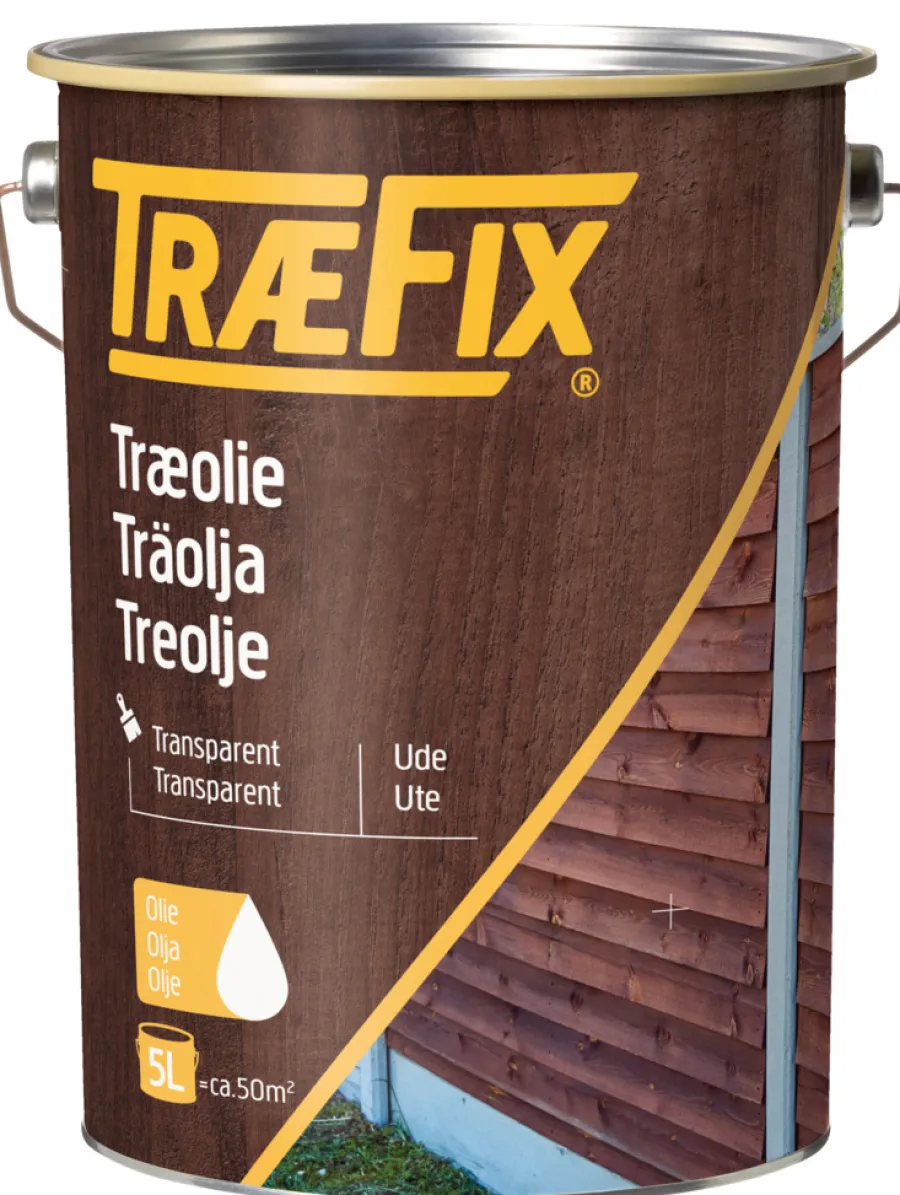 New Træfix Treolje transparent 5 liter - klar