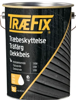 Discount Træfix dekkbeis oljebasert 5 liter Hvit