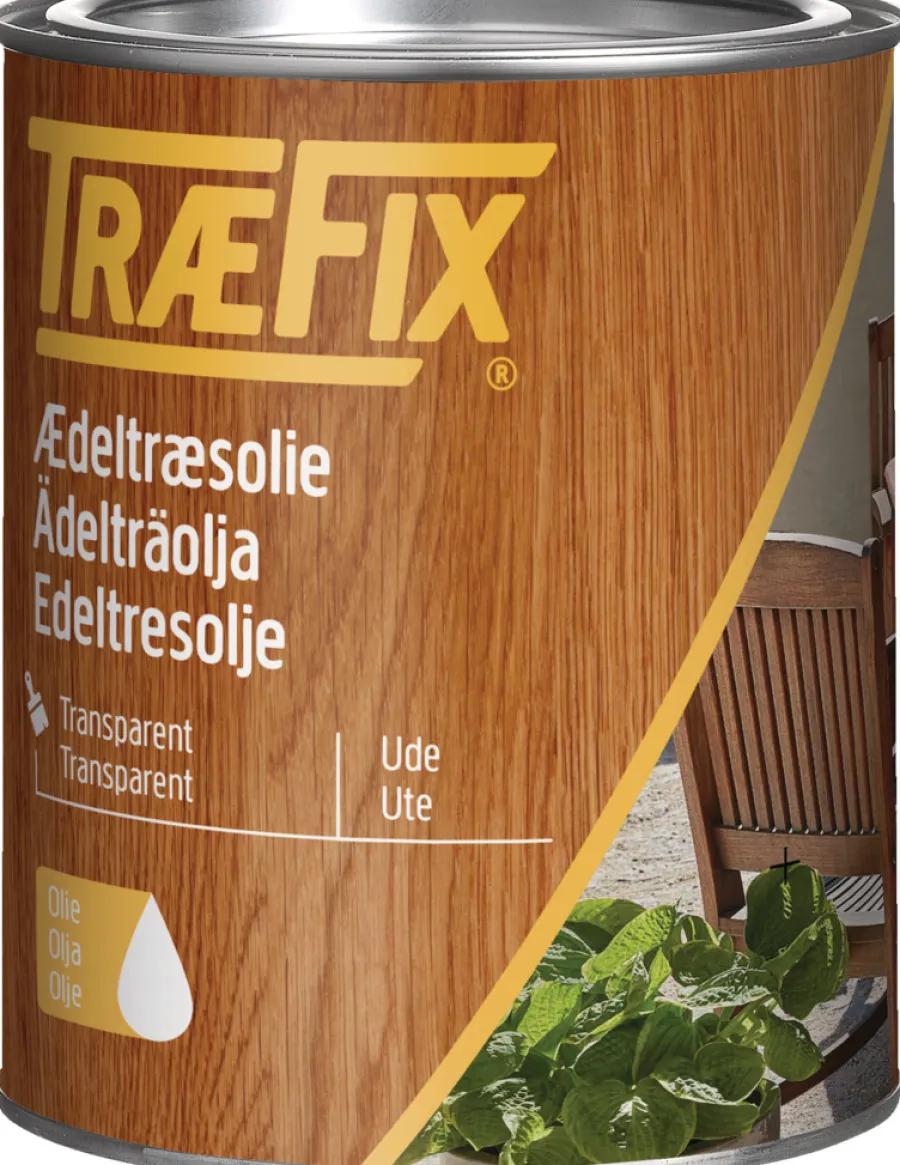 Sale Træfix edeltreolje transparent 1 liter Klar