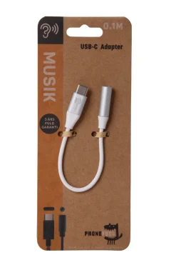 PhoneFood USB-C til jackplugg-adapter