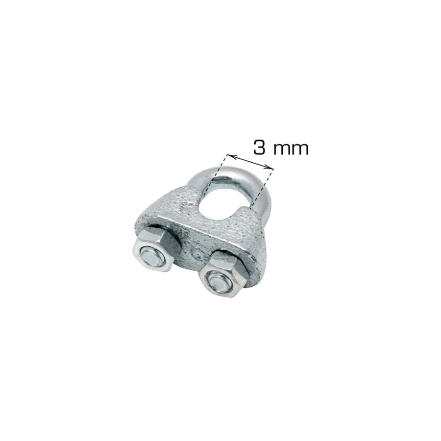 Clearance Home it Vaierklemme 3 mm 2 stk.