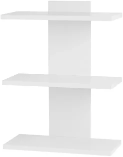 Clearance DAY Vegg­hylle m/3 hyller – Hvit