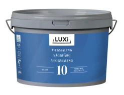 Outlet Luxi Veggmaling 10 2,5 liter - Hvit