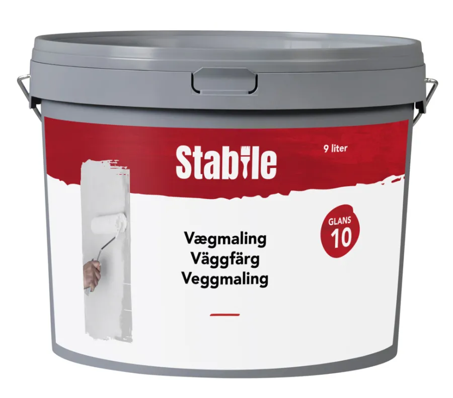 Sale Stabile Veggmaling 10 9 liter - Hvit