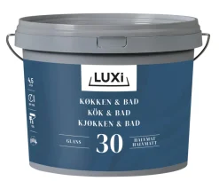 Clearance Luxi Veggmaling kjøkken/bad mote hvit 4,5 liter - motehvit (NCS-kode s1002-y20r)