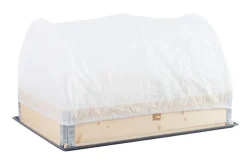 Best Garden Vekstduk m/stenger til pallekarm - ® Hvit