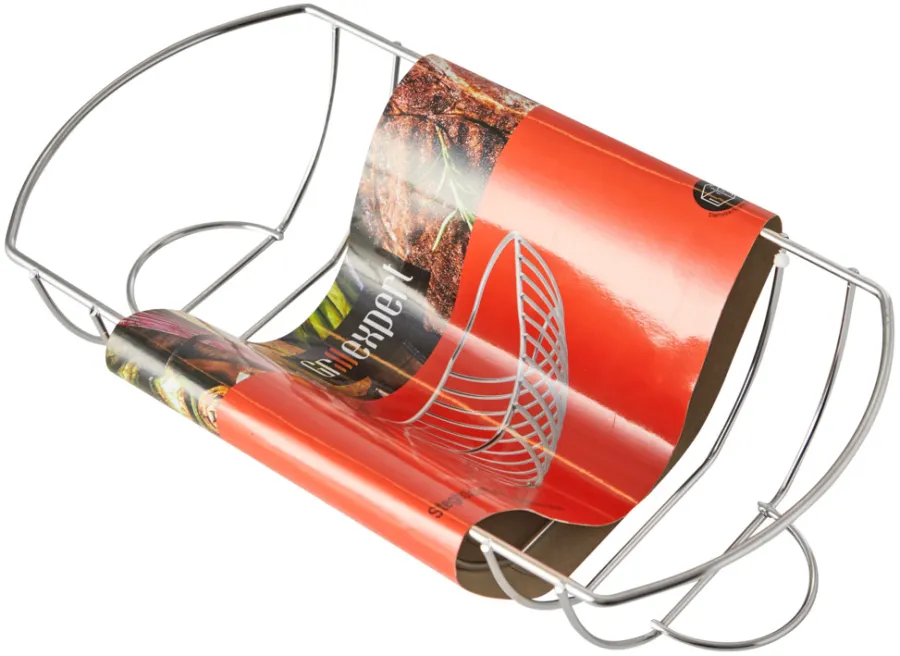 Grillexpert Vendbar holder til stek og ribbe -