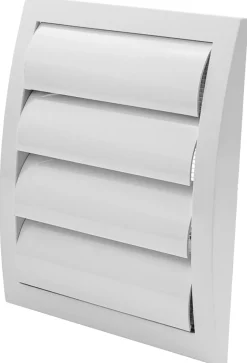 Best Ventilasjonsrist med vindstopp 19 x 19 cm - hvit
