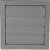 Best Ventilasjonsrist med vindstopp 19 x 19 cm - grå