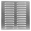 Clearance Ventilrist med netting 280 x 280 mm - galvanisert
