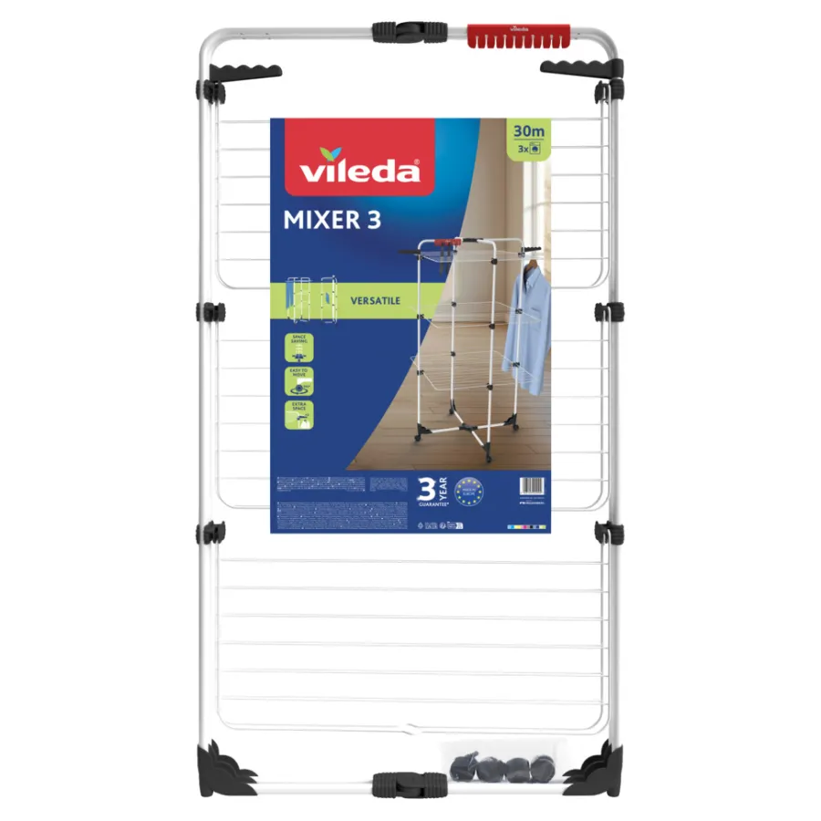 New Vileda Tower tørkestativ 71 x 71 x 132 cm