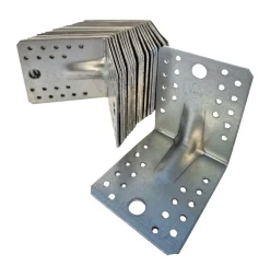 Hot Vinkelbeslag med rib 105 × 105 × 90 mm 20-pk.