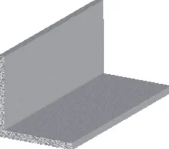 Discount Vinkellist aluminium - 25 x 25 mm x 1 meter