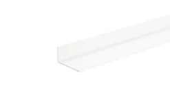 Clearance Vinkellist hvit - 15 x 30 mm x 1 meter