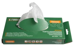 Online G. Funder Vinylhansker str. M (50 stk)