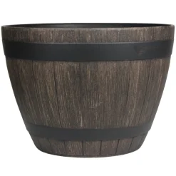 Clearance Scan-Pot Whiskytønne i trelook Ø45 x H32 cm