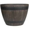 New Scan-Pot Whiskytønne i trelook Ø37,5 x H26,5 cm