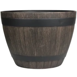 New Scan-Pot Whiskytønne i trelook Ø37,5 x H26,5 cm