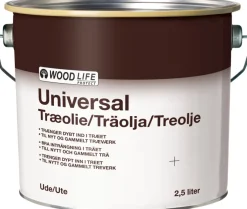 Clearance Woodlife universal treolje gyllen 2,5 liter Gylden